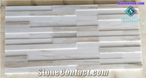 New Color for Your House Wall: Milky White Wall Panel