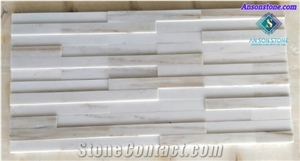 New Color for Your House Wall: Milky White Wall Panel