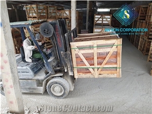 Packing White Marble Slab
