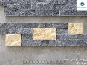Premium Z Type Black and Yellow Wall Panel