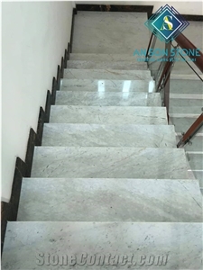 Vietnam Carrara Marble Stair Steps Application Of Customer