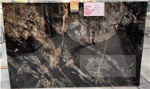 Platinum Gold Granite Slabs & Tiles, Beautiful Golden Stone