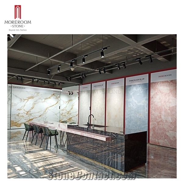 White Onyx Porcelain Slab Manufacturers Bathroom