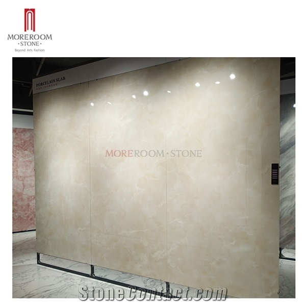 White Onyx Porcelain Slab Manufacturers Bathroom