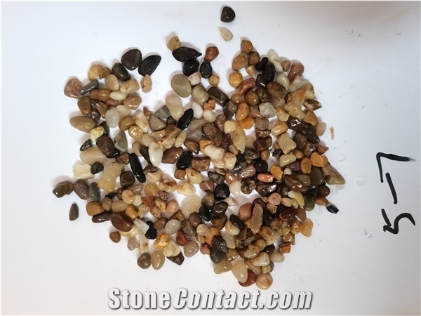 China Multi Color River Pebble Stone 5-7mm