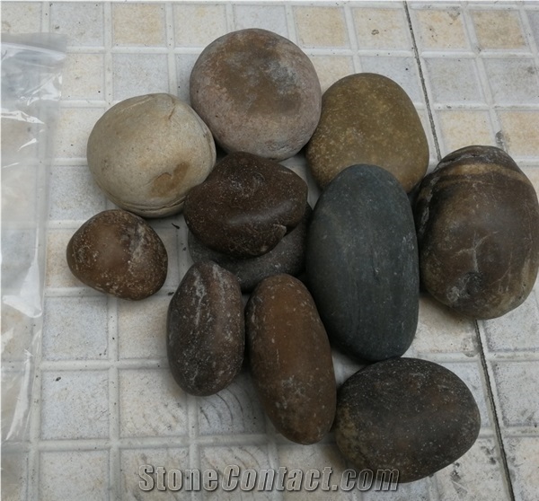 Multi-Color Natural Washed Pebble 3-5cm Gxp-05