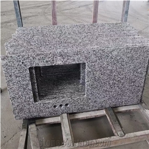 Bala White Flower Granite Kitchen Countertop