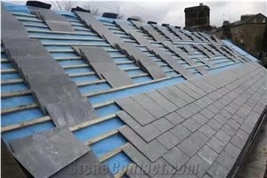 Black Slate Flagstone Floor Tiles