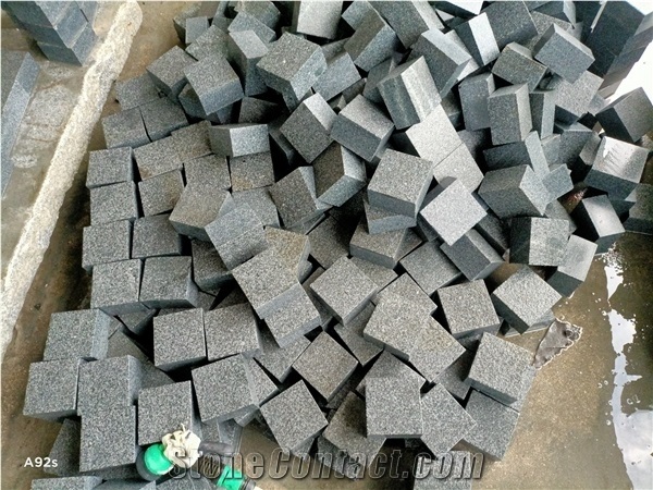 G654 Sesame Black Impala Padang Dark Kobra Cube Paver