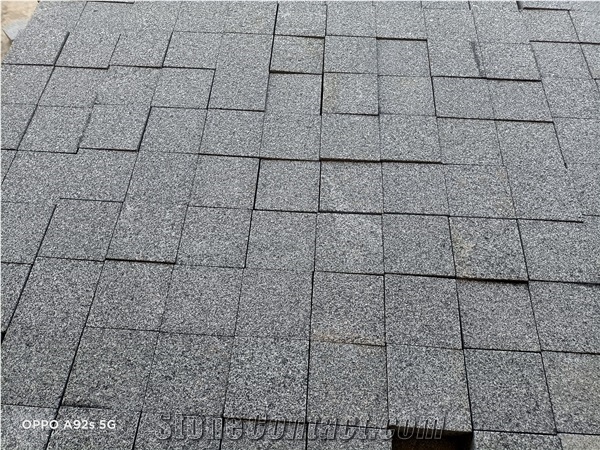 G654 Sesame Black Impala Padang Dark Kobra Cube Paver
