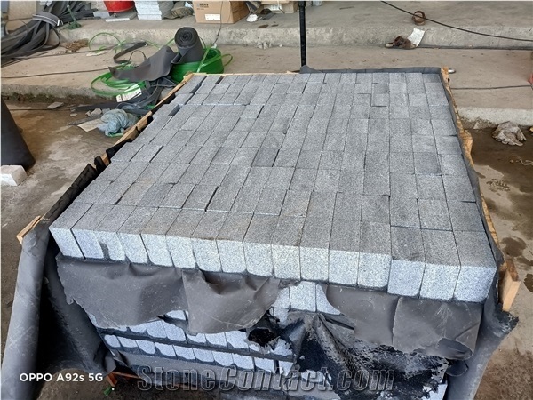 G654 Sesame Black Impala Padang Dark Kobra Cube Paver