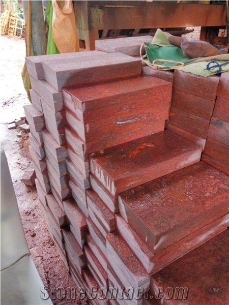 Rosso Porfido Red Porphry Paver Setts