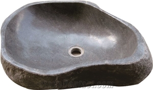 Bali River Stone Vessel Sinks, Wash Basins