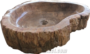 Petrified Wood Bali Stone Wash Basins