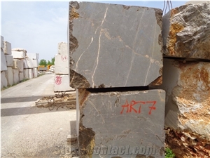 Olive Maron Marble Block, Turkey Brown Marble