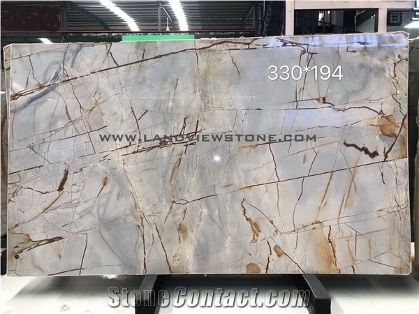 Luxury Roma Impression Blue Roma Quartzite Slabs