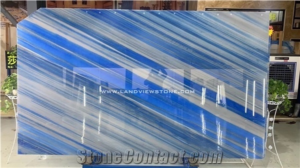 New Blue Sky Quartzite Azul Macaubas Countertop Island Slabs