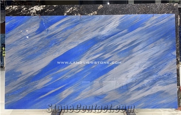 New Blue Sky Quartzite Azul Macaubas Countertop Island Slabs