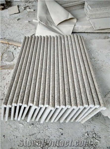 G350 Yellow Granite Polished Deck Stair Gardern Steps Tiles