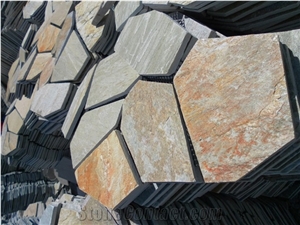 Natural Slate Courtyard Garden Stepping Stone Patio Pavers