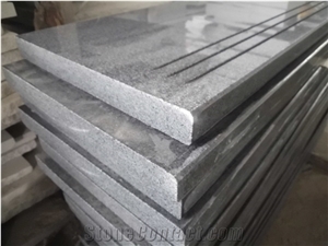 Polished G654 Dark Grey Granite Chinese Stone Stair Steps