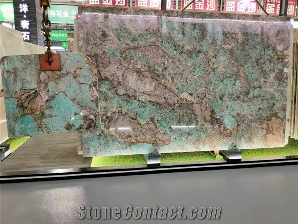 Amazon Green Quartzite Verde Parai Ba Amazzonite Slab