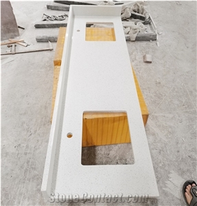 Artificial Quartz Countertop Kitchen Island Tops