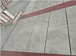 Cheap Polished Wooden White Marble Tile