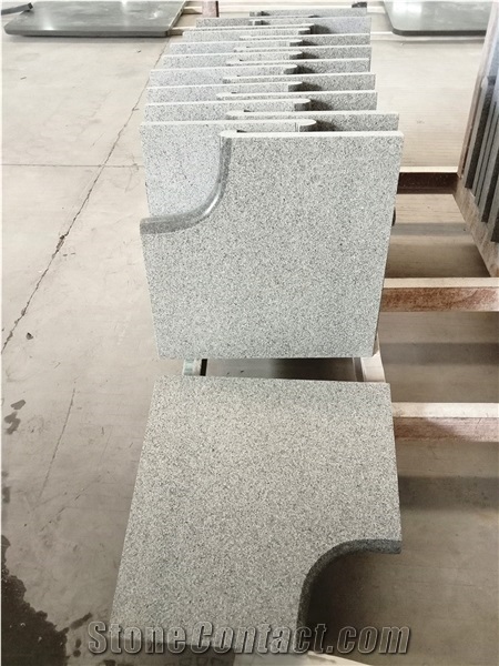 China G654 Granite Flamed Corner & Straight Swimming Coping