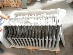 China G654 Granite Flamed Corner & Straight Swimming Coping