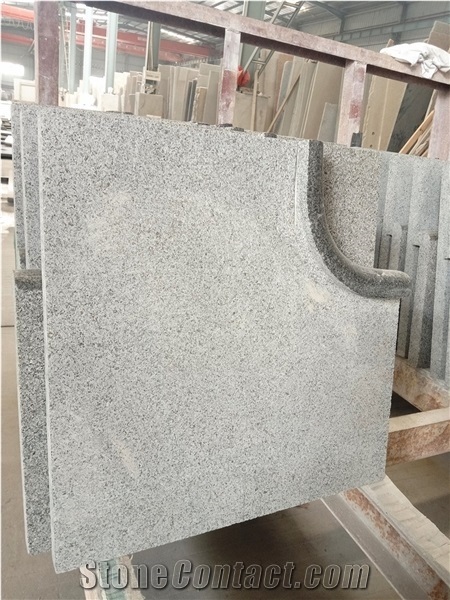 China G654 Granite Flamed Corner & Straight Swimming Coping