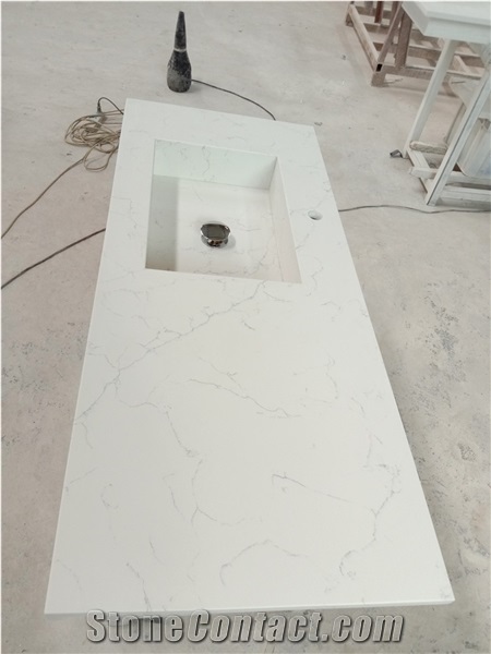 High Quality Laminate Bathroom Countertop with Cabinet