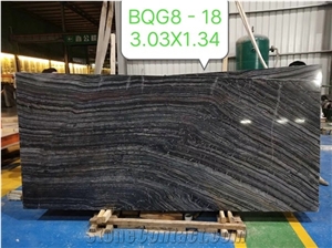 Kenyan Black Marble Slab for Background Wall, Marble Slabs