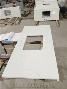 Moder Design Bathroom Countertop, Quartz Countertops