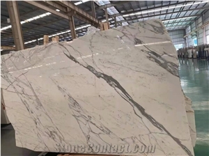 Polished Big White Marble Slab, White Marble Slab