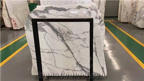 Polished Big White Marble Slab, White Marble Slab