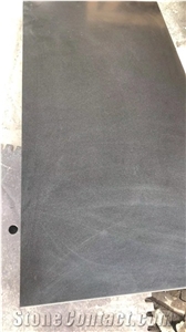 Absolute Hebei Black Granite Stone Tiles Honed