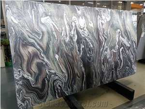 Polished Verde Green Launa Cipollino Marble Slabs and Tiles