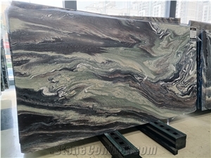 Purple Cipollino Ondulato Rosso Launa Polishing Marble Slabs