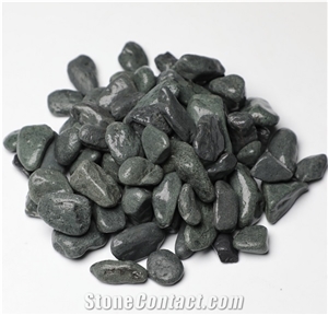 Tumbled Mossy Green Pebble Stone for Decoration