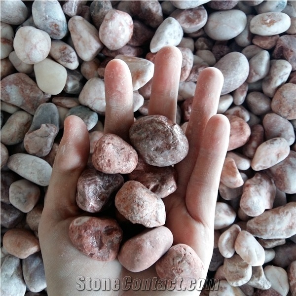 Vietnam High Quality Marble Snow White Pebble Stone
