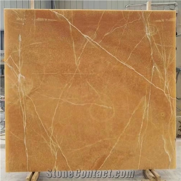 China Orange Honey Onyx Slabs