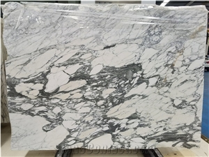 Italy Arabescato Carcariana Bianco White Marble Slab