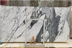 Italy Arabescato Carcariana Bianco White Marble Slab
