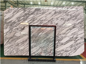 Italy Arabescato Mossa Carrara Bianco White Marble Slab
