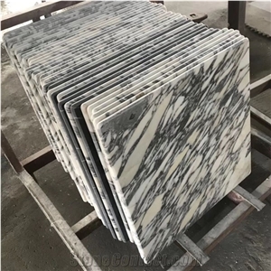 Italy Arabescato Mossa Carrara Bianco White Marble Slab