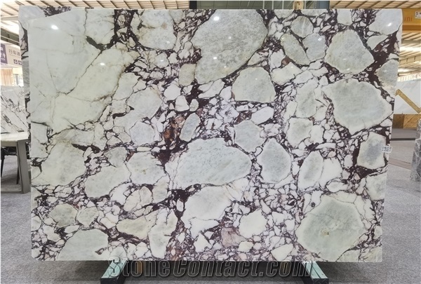 Italy Calacatta Breccia Vagli Violetta Marble Slab
