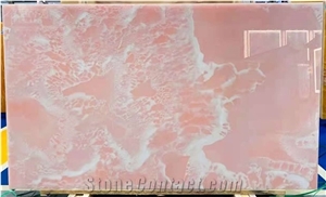 Light Pink Onice Rosa Onyx Stone Slab