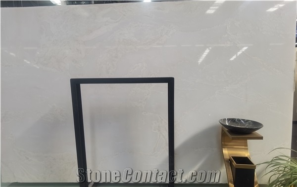 Luxury Namibian Honey White Marble Stone Slab