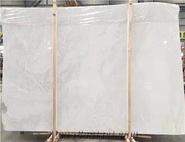 Luxury Namibian Honey White Marble Stone Slab
